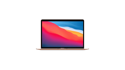 Apple MacBook Air M1 Chip 13” Retina Display 8GB RAM 256GB SSD Storage Backlit Keyboard FaceTime HD Camera Touch ID Gold