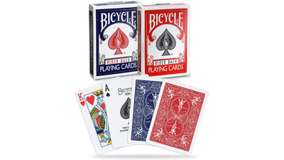 Bicycle Standard Rider Back Playing Cards - 2 Decks - Red and Blue