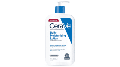 CeraVe Daily Moisturizing Lotion for Dry Skin with Hyaluronic Acid and Ceramides - Fragrance Free - 19 Ounce