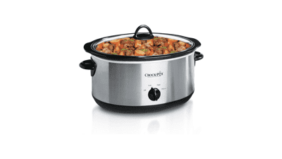 Crock-Pot 7 Quart Oval Slow Cooker - Stainless Steel