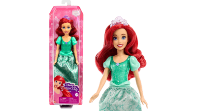 Disney Princess Ariel Doll - Posable Fashion Doll with Sparkling Clothing and Accessories