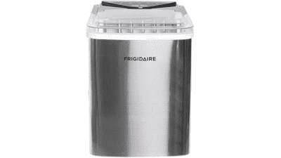 Frigidaire EFIC123-SS Stainless Steel Counter Top Ice Maker - Produces 26 lbs of Ice per Day