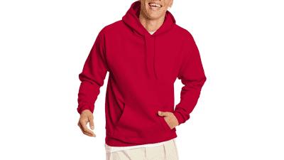 Hanes Men's Ecosmart Hoodie, Midweight Fleece Sweatshirt