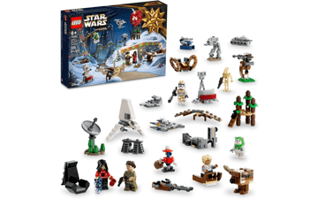 LEGO Star Wars Advent Calendar 75366 - Christmas Holiday Countdown Gift with 9 Characters and 15 Mini Building Toys