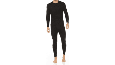 thumbnail image 2 of Boys Girls Thermal Underwear Set 2-Piece Base Layer Fleece Lined Long Johns Top Bottom Warm Set Pink 14-15 Years 2 of 10