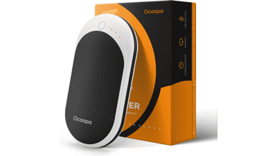 OCOOPA Rechargeable Hand Warmers - 5200mAh Electric Portable Pocket Heater for Raynauds, Hunting, Golf, Camping - Great Gifts for Men and Women