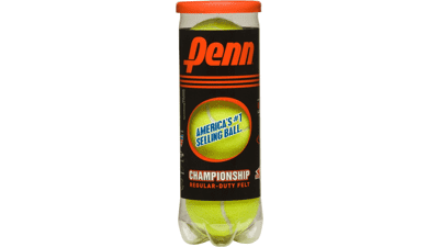 Penn Championship Regular Duty Tennis Balls - 1 Can, 3 Balls