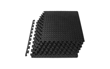 ProsourceFit Puzzle Exercise Mat - EVA Interlocking Foam Floor Tiles for Home Gym - Workout Equipment Mat - Floor Padding for Kids - Available in Packs of 24 SQ FT, 48 SQ FT, 144 SQ FT