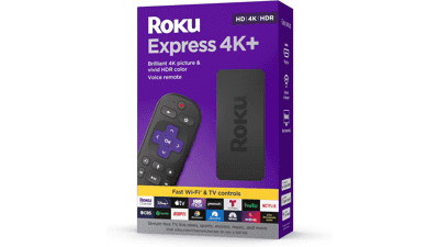 Roku Express 4K+ Streaming Device with HDR and Voice Remote