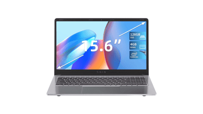 SGIN 4GB DDR4 RAM 128GB SSD 15.6 Inch Laptop with Intel Celeron Processor, Intel UHD Graphics 600, USB3.0, Mini HDMI, Webcam, Wi-Fi, Bluetooth 4.2