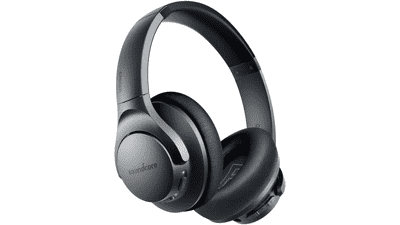 Soundcore Anker Life Q20 Hybrid Active Noise Cancelling Headphones - Wireless Over Ear Bluetooth Headphones with 40H Playtime, Hi-Res Audio, Deep Bass - Memory Foam Ear Cups for Travel and Home Office