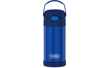 THERMOS FUNTAINER 12oz Stainless Steel Vacuum Insulated Kids Straw Bottle - Blue