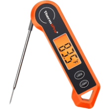 ThermoPro TP19H Digital Meat Thermometer - Ambidextrous Backlit, Waterproof Kitchen Food BBQ Grill Smoker Oil Fry Candy Instant Read