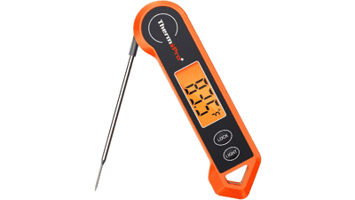 ThermoPro TP19H Digital Meat Thermometer - Ambidextrous Backlit, Waterproof Kitchen Food BBQ Grill Smoker Oil Fry Candy Instant Read