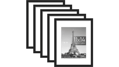 upsimples 11x14 Picture Frame Set of 5