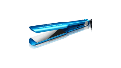 1.7" Wide Nano Titanium Hair Straightener for All Hair Types - Fast Straightening, 5 Temp Settings, Dual Voltage