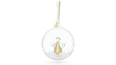 2022 Swarovski Annual Edition Ornament - White and Gold-Tone Crystals