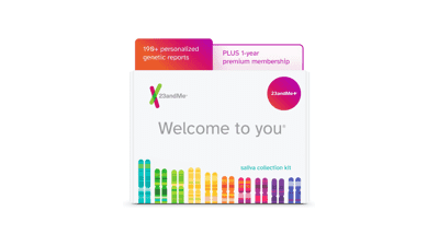 23andMe+ Premium Membership Bundle - DNA Kit with Personal Genetic Insights