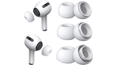 3 Pairs of Silicone Ear Tips for Airpods Pro and Airpods Pro 2nd Gen with Noise Reduction Hole
