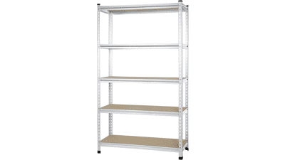 5-tier Medium Duty Storage Shelving - 48 x 18 x 72 Inches