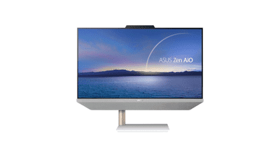 ASUS Zen AiO 24 23.8” FHD Touchscreen AMD Ryzen 7 5825U 16GB DDR4 512GB SSD Windows 11 Home Kensington Lock White M5401WYA-DH704T