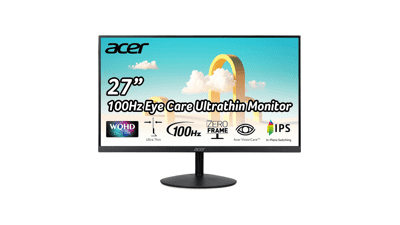 Acer SB272U Ebiip 27" WQHD IPS Gaming Monitor | AMD FreeSync | Ultrathin Design | 100Hz | 1ms VRB | Low Blue Light