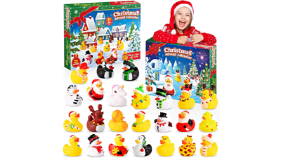 Advent Calendar 2023 Kids, Rubber Ducks Gifts for Girls Boys Christmas Countdown Xmas Gifts for 3-9 Year Old Girls Toys for 3-10 Year Old Boys