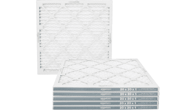 Amazon Basics Merv 11 AC Furnace Air Filter - 20x20x1 - 6 Pack