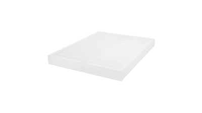 Amazon Basics Smart Box Spring Bed Base, 5 Inch Mattress Foundation, King, White