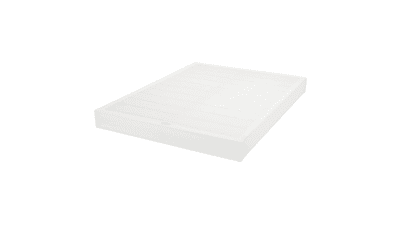 Amazon Basics Smart Box Spring Bed Base, 9-Inch Mattress Foundation, King, White