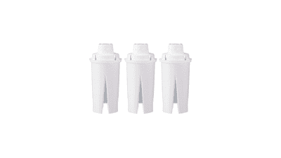 Amazon Basics Water Filter Replacement for Pitchers - Compatible with Brita - 3-Pack