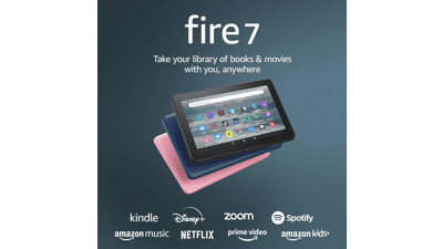 Amazon Fire 7 Tablet - 7” Display - Read and Watch - Under $80 - 10-Hour Battery Life - 2022 Release - 32 GB - Denim