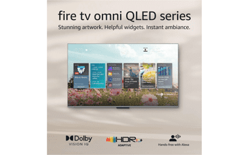 Amazon Fire TV 75" Omni QLED 4K UHD Smart TV with Dolby Vision IQ and Alexa