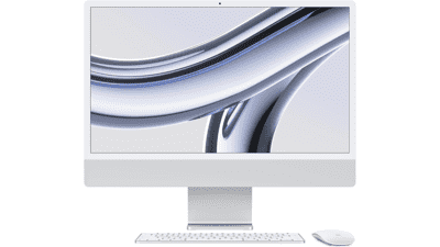 Apple 2023 iMac All-in-One Desktop Computer with M3 chip: 8-core CPU, 8-core GPU, 24-inch Retina Display, 8GB Unified Memory, 256GB SSD Storage