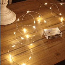 Ariceleo LED Fairy Lights Battery Operated, 4 Packs Mini Copper Wire Starry Fairy Lights for Bedroom, Christmas, Parties, Wedding, Centerpiece Decoration
