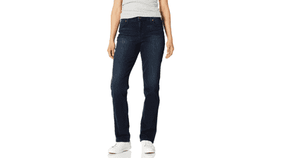 Bandolino Women's Mandie High Rise Straight Leg Jean - Nightfall (Size 16)