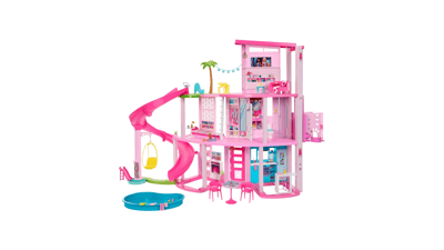Barbie Dreamhouse 2023, Pool Party Doll House with 75+ Pieces and 3-Story Slide