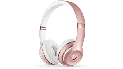 Beats Solo3 Wireless On-Ear Headphones - Apple W1 Headphone Chip, Class 1 Bluetooth, 40 Hours of Listening Time - Rose Gold