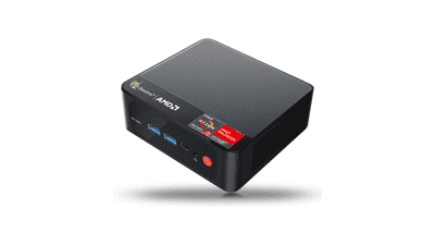 Beelink SER5 Mini PC - AMD Ryzen 7 5700U Processor - 16G DDR4 RAM - 500GB M.2 2280 NVMe SSD - 4K FPS - WiFi 6 - BT5.2 - Triple Display - Auto Power On Support