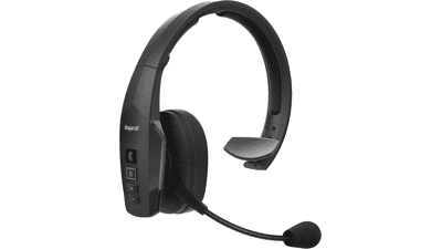 BlueParrott B450-XT Noise Cancelling Bluetooth Headset - Industry Leading Sound & Comfort, 24 Hours Talk Time, IP54-Rated, Black