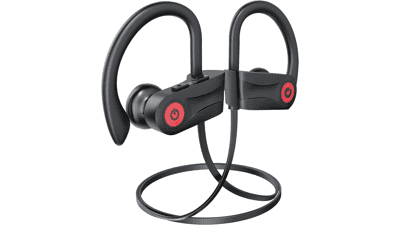 Boean Bluetooth Headphones - 16 Hours Playtime, HD Deep Bass Stereo Sound, IPX7 Waterproof