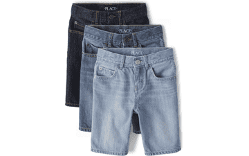 Boys' Denim Jean Shorts - 3 Pack by The Children's Place