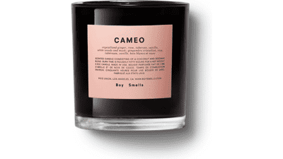 Cameo Boy Smells Candle | 50 Hour Long Burn | Coconut & Beeswax Blend | Luxury Scented Candles for Home