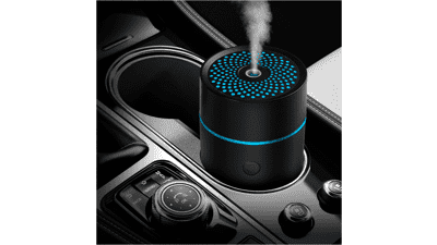 Car Diffusers for Essential Oils - Fragrance Air Fresheners - USB-Powered Mini Ultrasonic Mist Humidifier