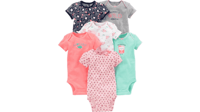 Carter's Baby Girls' Short-Sleeve Bodysuit