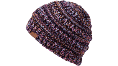 Clothirily Women's Beanie Hat - Thick, Soft & Warm Winter Hat - Casual Knit - Cute Stretch Beanies