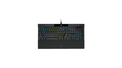 Corsair K70 RGB PRO Mechanical Gaming Keyboard - CHERRY MX RGB Speed Switches, 8,000Hz Hyper-Polling, PBT DOUBLE-SHOT PRO Keycaps - Black