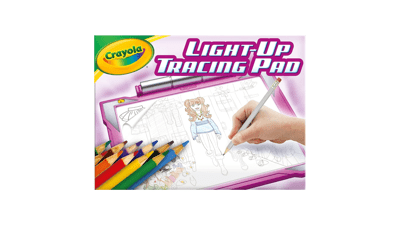 Crayola Light Up Tracing Pad - Pink, Drawing Pads for Kids