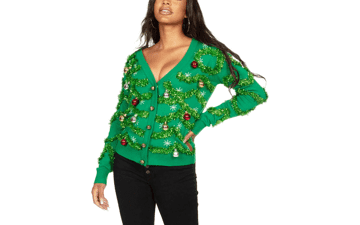 Cute Cardigan Ugly Christmas Sweaters for Women - Fun Patterns and Animals