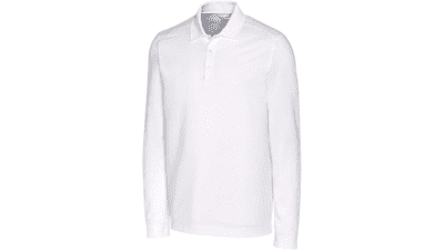 Cutter & Buck Men's Big & Tall Long Sleeve Advantage Polo Shirt